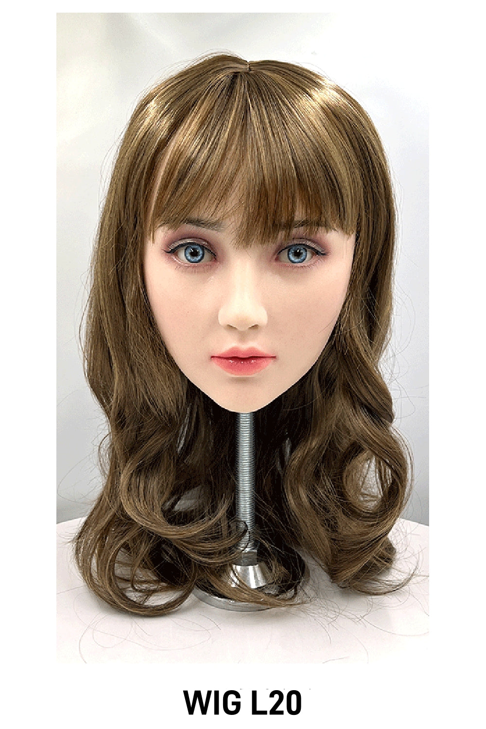 Medium-Length Curly Wig, Various Hairstyles, Curly Hair in Multiple Colors for Personal Use, Doll, or Mannequin Styling, #LG