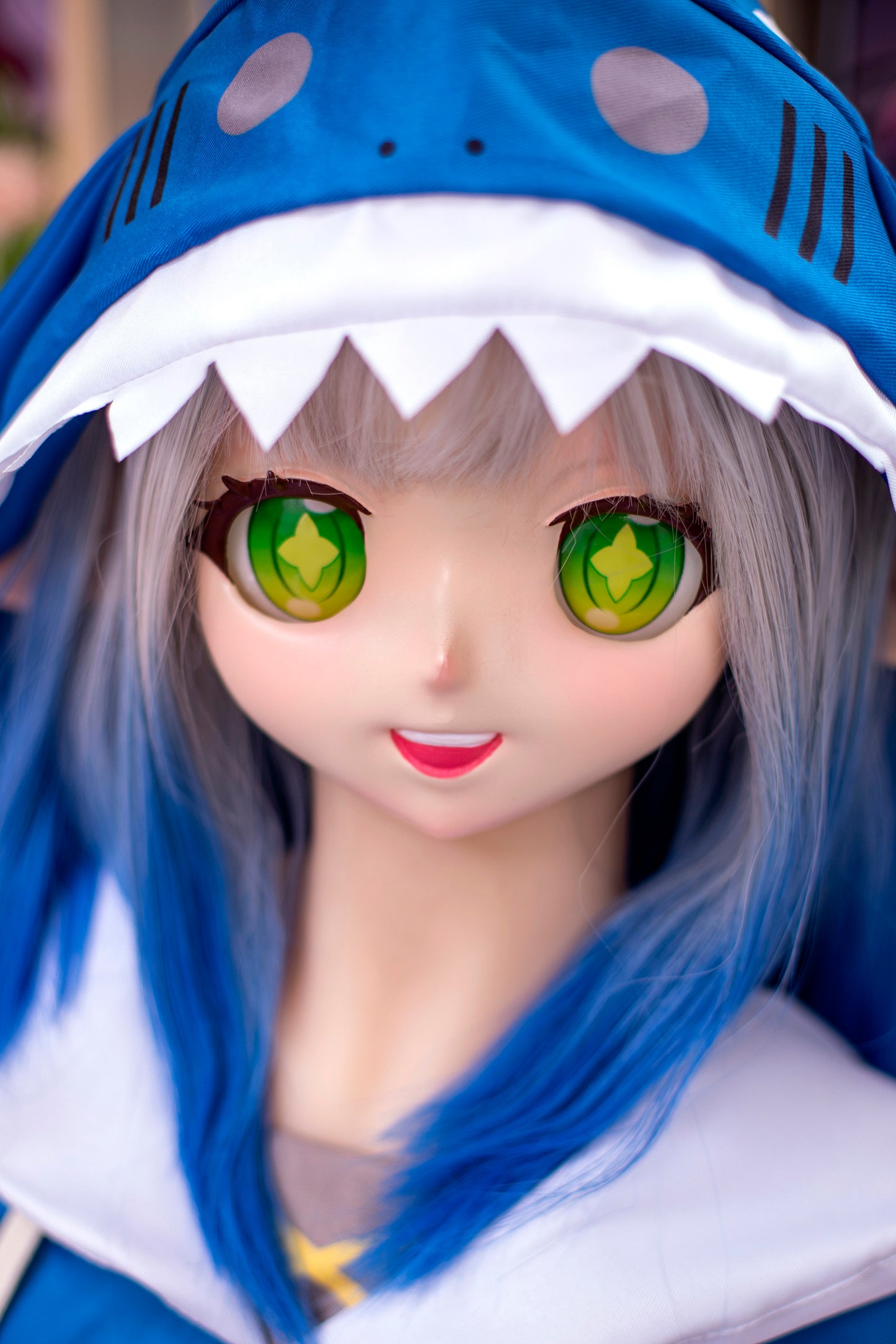 PVC Doll Head, Anime Doll Head, Cute Girl with Wig, Popular Toys, #DG