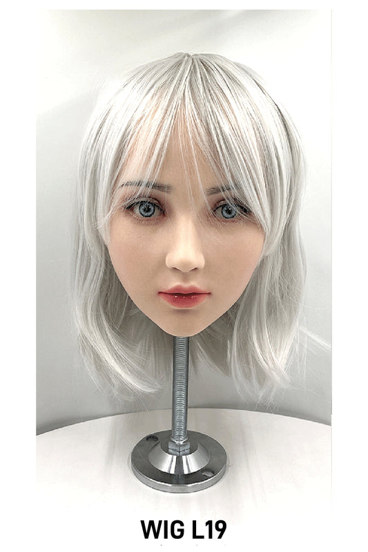 Shoulder-Length Wig, Various Hair in Multiple Colors for Personal Use, Doll, or Mannequin Styling, #LG